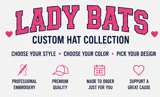 Lady Bats Hat Collection