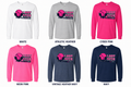 Adult Lady Bats Basic - Cotton Blend Long-sleeve