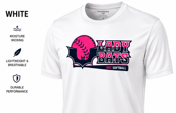 Adult Lady Bats Basic - Performance Tee