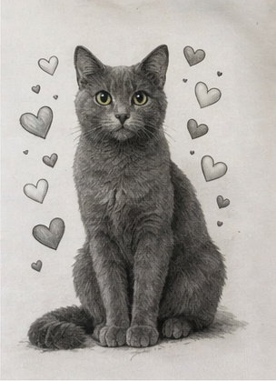Mom & Me Matching Cat Shirts | Kids Cat Shirt | Women’s Cat Sweatshirt | Cute Grey Cat Lover Gift | Mommy and Me Outfit