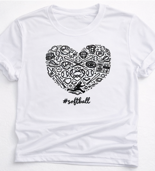 #Softball Shirt | Softball Life Tee | Game Day Softball Shirt | Softball Player Shirt | Softball Mom Gift | Softball Fan Apparel