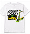 Feral Siblings Club Shirt | Sorry Not Sorry Kids Shirt | Funny Scooter Shirt | Wild Kids Graphic Tee