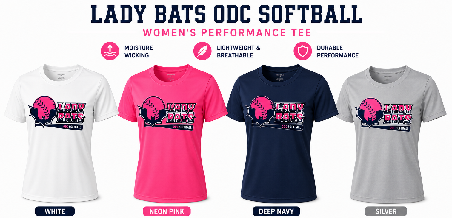 Women's Lady Bats Basic - Performance Tee