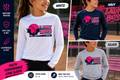 Youth Lady Bats Basic - Performance Long-Sleeve Tee